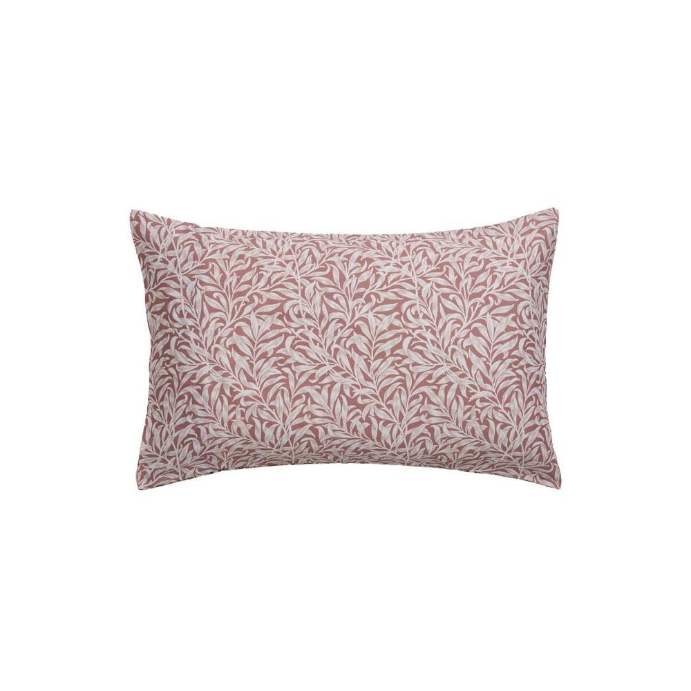 William Morris At Home Rose Brick Pink Sage Pillowcase Pair